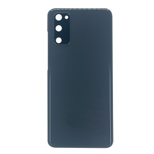 Teknonet Samsung Galaxy S20 Uyumlu Kamera Camlı Batarya Kapağı (Siyah) NT-100409
