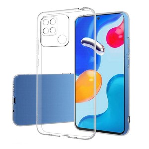 Nettech Xiaomi Redmi 10C Uyumlu Lüx Seri Kamera Korumalı Arka Koruma Kılıf (Şeffaf) NT-100635
