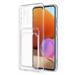 Nettech Samsung Galaxy A14 5G Uyumlu Kartlık Tipi Şeffaf Arka Koruma Kılıf (Şeffaf) NT-100649
