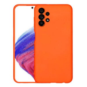 Nettech Samsung Galaxy A13 Uyumlu Nano Arka Koruma Kılıf (Turuncu) NT-98927