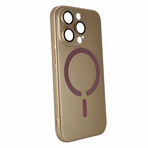 Nettech Apple iPhone 13 Pro Uyumlu Magsafe Arka Koruma Kılıf (Sarı) NT-98027