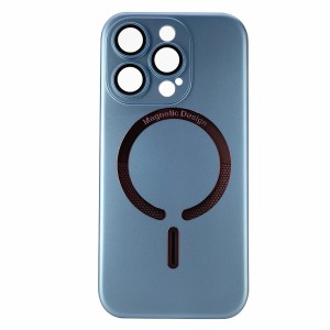 Nettech Apple iPhone 13 Pro Max Uyumlu Lüx MagSafe Arka Koruma Kılıf (Lila) NT-98020