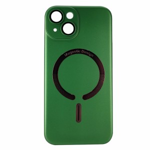 Nettech Apple iPhone 13 Uyumlu Lüx MagSafe Arka Koruma Kılıf (Yeşil) NT-98029