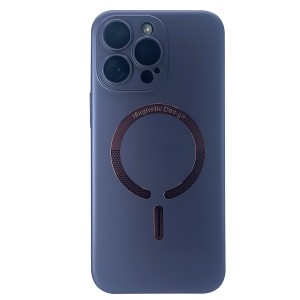 Nettech Apple iPhone 14 Pro Uyumlu Lüx MagSafe Arka Koruma Kılıf (Mor) NT-98072
