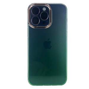 Nettech Apple iPhone 14 Pro Max Uyumlu Sert Gökkuşağı Seri Arka Koruma Kılıf (Yeşil) NT-97919