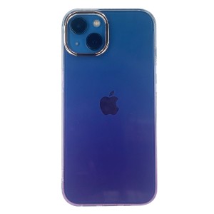 Nettech Apple iPhone 14 Uyumlu Sert Gökkuşağı Seri Arka Koruma Kılıf (Pembe) NT-97906