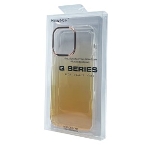 Nettech Apple iPhone 13 Pro Max Uyumlu Sert Gökkuşağı Seri Arka Koruma Kılıf (Sarı) NT-97929
