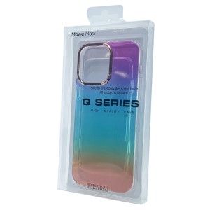 Nettech Apple iPhone 13 Pro Uyumlu Sert Gökkuşağı Seri Arka Koruma Kılıf (Karışık Renk) NT-97935