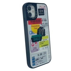 Nettech Apple iPhone 11 Uyumlu Sticker Aynalı Seri Arka Koruma Kılıf (Çeşitli Desen) NT-100761