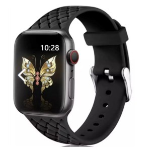 Nettech Apple Watch Seri 44/42 mm Uyumlu (Siyah) NT-100780