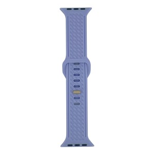 Nettech Apple Watch Seri 44/42 mm Uyumlu Silikon Kordon (Lila) NT-100796
