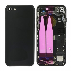 Teknonet Apple iPhone 7 Uyumlu Batarya Kapaklı Dolu Kasa (Siyah) VR-18678