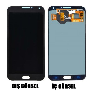 Teknonet Samsung Galaxy E700 E7 2015 Uyumlu Oled Lcd+Dokunmatik (Siyah) VR-15475