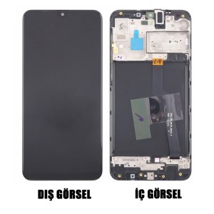 Teknonet Samsung Galaxy M10 Uyumlu Org Lcd+Dokunmatik+Çıtalı (Siyah) VR-14599
