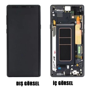 Teknonet Samsung Galaxy N960 Note 9 Uyumlu Org Lcd+Dokunmatik+Çıtalı (Siyah) VR-14240