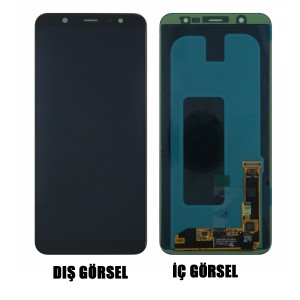 Teknonet Samsung Galaxy A605 A6 Plus 2018 Uyumlu Org Lcd+Dokunmatik (Siyah) VR-10441