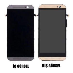 Teknonet HTC M8S Uyumlu Org Lcd+Dokunmatik (Gold) VR-9739