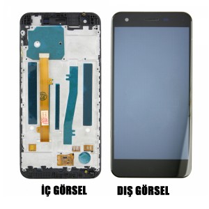 Teknonet Turkcell T70 Uyumlu Org Lcd+Dokunmatik+Çıtalı (Siyah) VR-4697