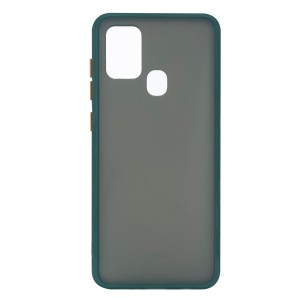 Nettech Samsung Galaxy A21S Uyumlu Montreal Seri Arka Koruma Kılıf (Su Yeşili) NT-83162