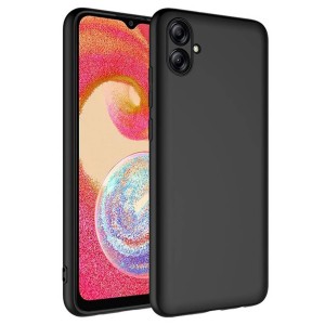 Nettech Samsung Galaxy A04E Uyumlu Nano Arka Koruma Kılıf (Siyah) NT-101023