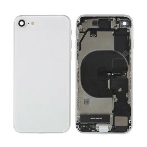 Teknonet Apple iPhone 8 Uyumlu Batarya Kapaklı Dolu Kasa (Beyaz) VR-14379