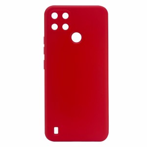 Nettech Realme C21Y Uyumlu Nano Arka Koruma Kılıf (Kırmızı) NT-101044