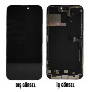 Teknonet Apple iPhone 14 Pro Uyumlu Service Org Lcd+Dokunmatik+Çıtalı (Siyah) NT-101731