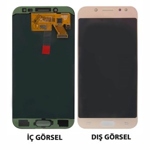 Teknonet Samsung Galaxy J530 J5 Pro Uyumlu Oled Lcd+Dokunmatik (Gold) VR-2330