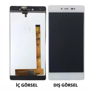 Teknonet Meizu Pro 7 Uyumlu Org Lcd+Dokunmatik (Beyaz) NT-96565