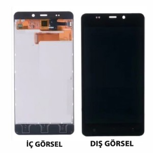 Teknonet General Mobile Quadro Uyumlu Org Lcd+Dokunmatik (Beyaz) VR-4985