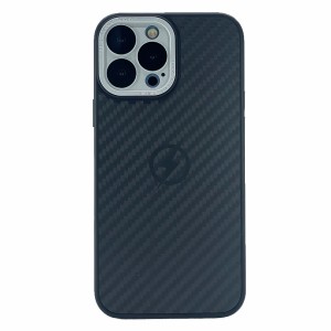 Nettech Apple iPhone 13 Pro Max Uyumlu Grand Karbon Seri Arka Koruma Kılıf (Gri) NT-100501