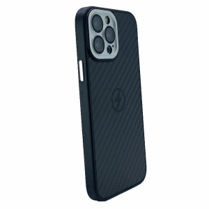 Nettech Apple iPhone 13 Pro Uyumlu Grand Karbon Seri Arka Koruma Kılıf (Gri) NT-100494