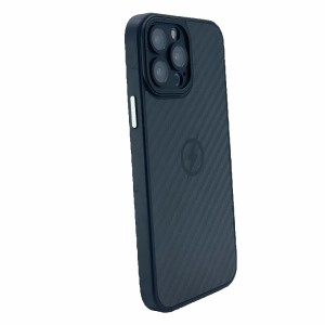 Nettech Apple iPhone 14 Pro Uyumlu Grand Karbon Seri Arka Koruma Kılıf (Siyah) NT-100468