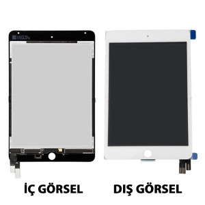 Teknonet Apple iPad Mini 5 Uyumlu Org Lcd+Dokunmatik+Çıtalı (Beyaz) NT-93307