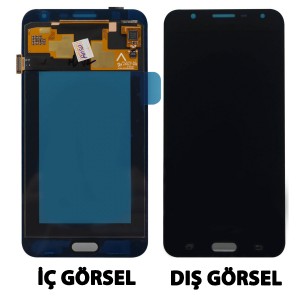Teknonet Samsung Galaxy J701 J7 Core Uyumlu Org Lcd+Dokunmatik (Siyah) VR-2427