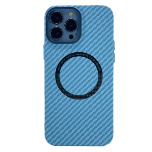 Nettech Apple iPhone 13 Pro Max Uyumlu Hybrid Karbon Seri Arka Koruma Kılıf (Sierra Mavisi) NT-100529