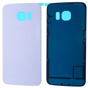 Teknonet Samsung Galaxy G925 S6 Edge Uyumlu VR-3406 Batarya Kapağı (Beyaz) VR-3406