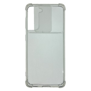 Nettech Samsung Galaxy Note 20 Uyumlu Şeffaf Kamera Kızaklı Arka Koruma Kılıf (Şeffaf) NT-91264