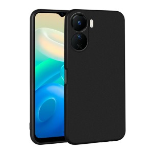 Nettech Vivo Y16 Uyumlu Nano Arka Koruma Kılıf (Siyah) NT-101932