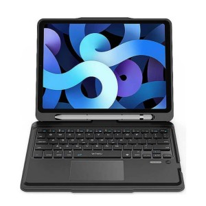 Wiwu Apple iPad Pro 11 inç Uyumlu Smart Keyboard Folio Kapaklı Kılıf (Siyah) NT-101939