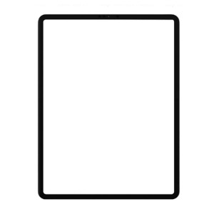 Teknonet Apple iPad Pro 12.9 3.Nesil Uyumlu Dokunmatik Lens + Oca (Siyah) NT-102086