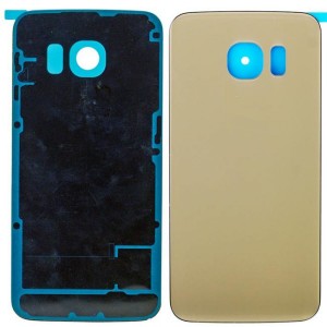 Teknonet Samsung Galaxy G925 S6 Edge Uyumlu VR-3404 Batarya Kapağı (Gold) VR-3404