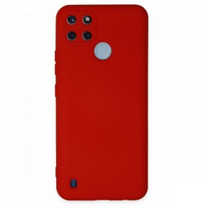 Nettech Realme C25Y Uyumlu Lansman Seri Arka Koruma Kılıf (Kırmızı) NT-100155