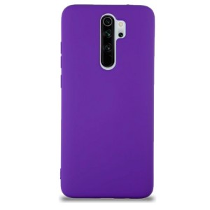 Nettech Xiaomi Redmi Note 8 Pro Uyumlu Nano Arka Koruma Kılıf (Lila) VR-19280