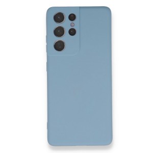 Nettech Samsung Galaxy S21 Ultra Uyumlu Nano Arka Koruma Kılıf (Turkuaz) NT-87478