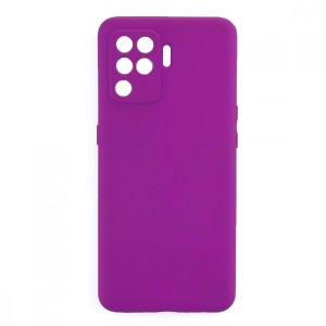 Nettech Oppo Reno 5 Lite Uyumlu Nano Arka Koruma Kılıf (Mor) NT-87590
