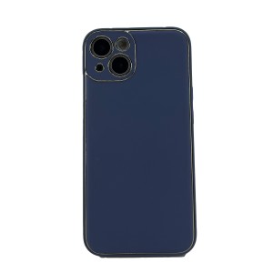 Nettech Apple iPhone 13 Uyumlu Coco Leather Seri Arka Koruma Kılıf (Gri) NT-90452