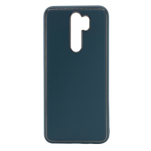Nettech Xiaomi Redmi Note 8 Pro Uyumlu Coco Leather Seri Arka Koruma Kılıf (Gri) NT-90562