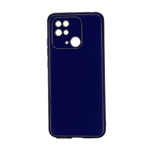 Nettech Xiaomi Redmi 9C Uyumlu Coco Leather Seri Arka Koruma Kılıf (Mor) NT-90611