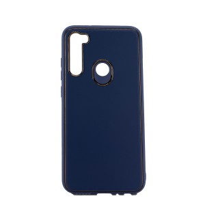 Nettech Xiaomi Redmi Note 8 Uyumlu Coco Leather Seri Arka Koruma Kılıf (Gri) NT-90552